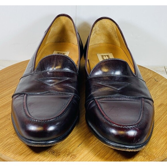 Magnanni Shoes Mens 11N Penny Loafers Brown Leather Slip On Dress Formal main image 6